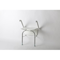 Tabouret de douche mural